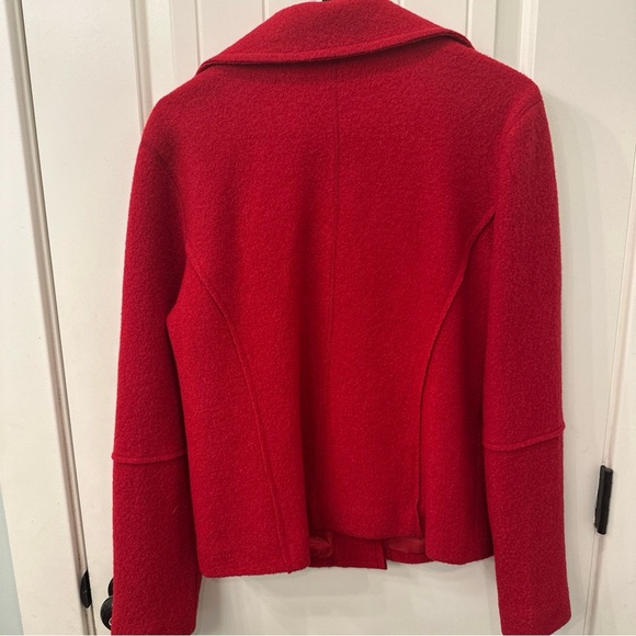 JG Hook Vintage Red Wool Jacket 12 (fits small like 8-10) - Picture 4 of 5